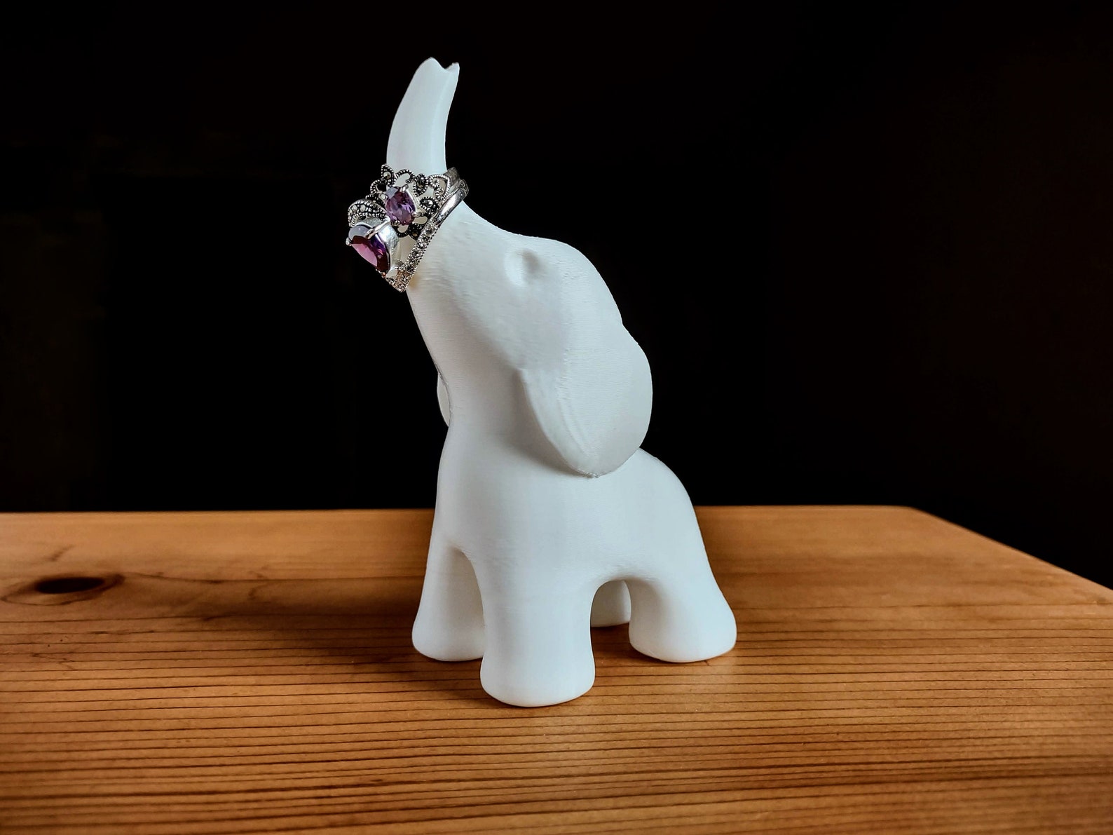 Elephant Ring Holder Unique Ring Stand for Ring Display 3D Etsy