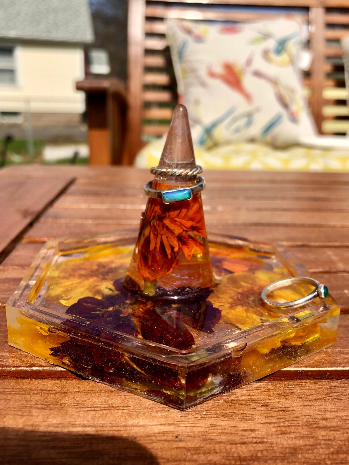 Large Resin Jewelry Holder Etsy