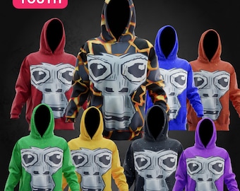 YOUTH Gorilla Tag Hoodies All Colors VR Game inspired all over print hoodie Small to Extra Large