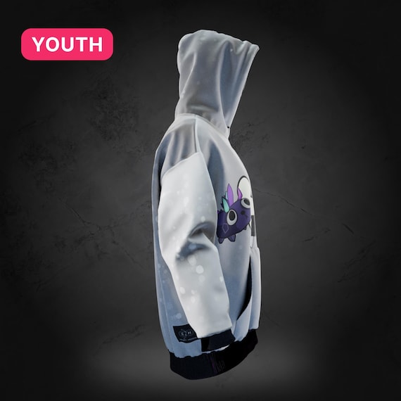 Dandy's World Pebble Inspired All Over Print Hoodie Small to Extra