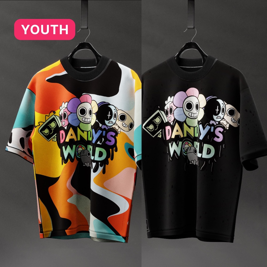 Youth Dandy's World T-shirt: Vibrant VR Game Inspired Design - Etsy