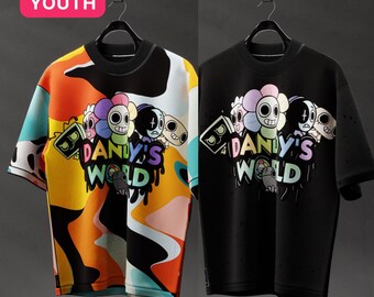YOUTH Dandy&#39;s World T-Shirts All Colors VR Game inspired sizes Extra Small to Extra Large