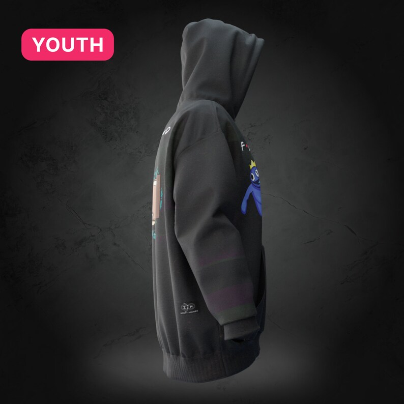 Youth Rainbow Friends Inspired All Over Print Hoodie Small to Etsy