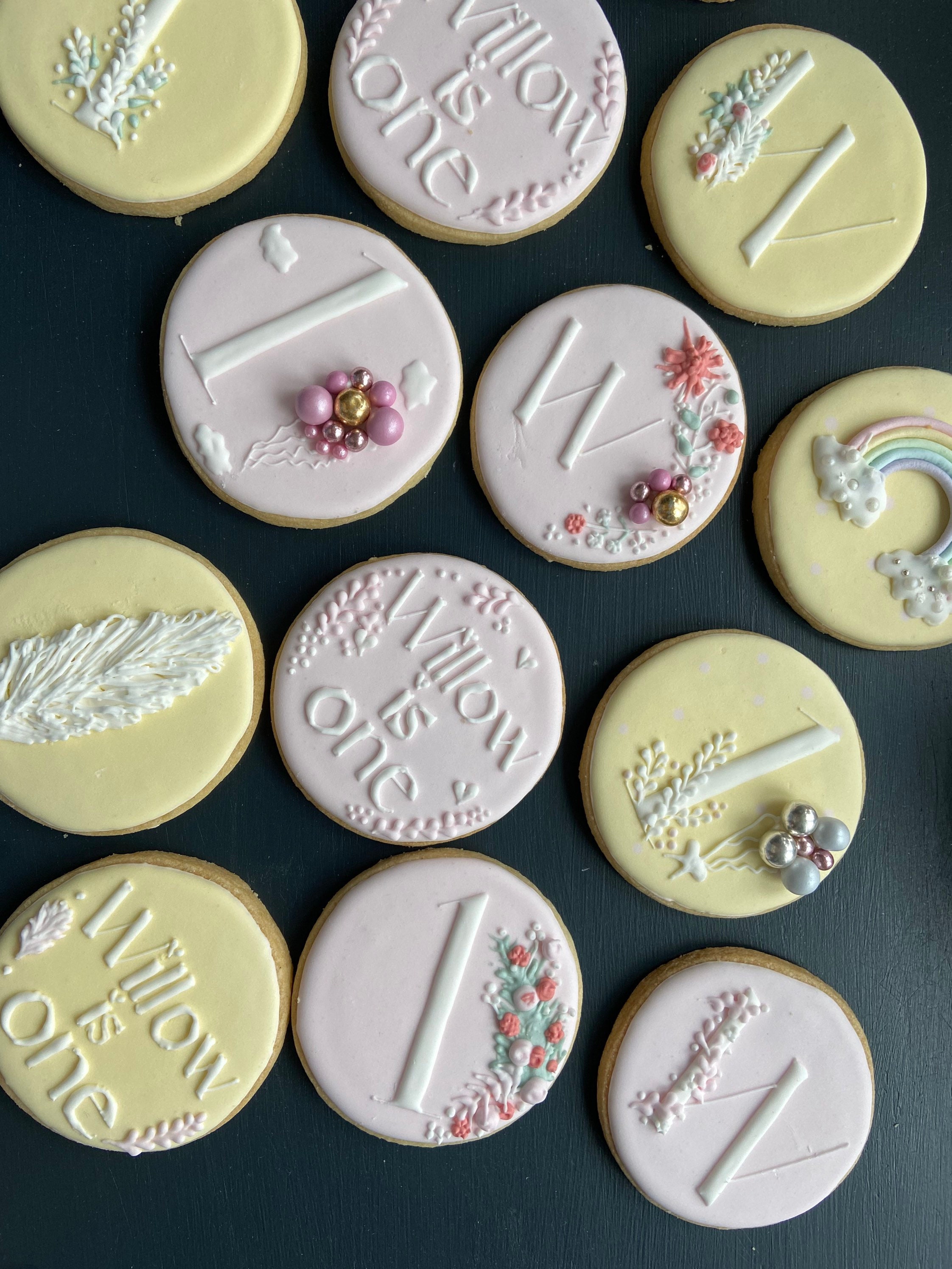 Baby shower sugar cookies birthdays customised occasions iced Etsy