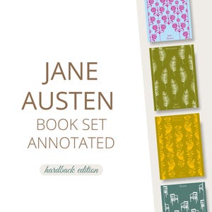 KSIĄŻKI JANE AUSTEN Adnotacje | Penguin Classic Books | Duma i uprzedzenie, Perswazje, Rozważna i romantyczna, Emma