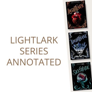 LIGHTLARK SERIES ANNOTATED | Annotated books | Romantasy | Bookish gift | Booktok | Alex Aster | Isla Crown | Grim | Oro