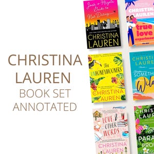 CHRISTINA LAUREN BOOKS Annotated | Personalized books | Bookish gift | Josh + Hazel | Unhoneymooners | Booktok | Love & other words | Smut