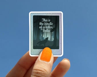 Twilight Stephenie Meyer Sticker for Kindle | Edward Cullen Bella Swan | Bookish Stickers | Bookstagram | Booktok Stickers | New Moon