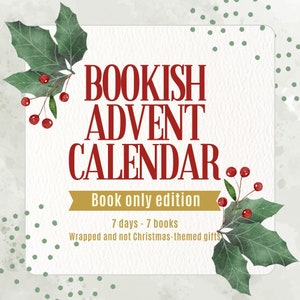 7 DAYS Book ONLY Advent Calendar | Christmas gift | Book Lover | Bookish gift | Book Blind Date | Booktok | Valentine&#39;s Day | Birthday