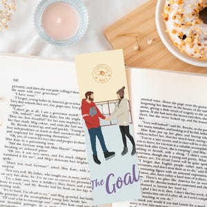 The Goal di Elle Kennedy Segnalibro / Romance Smut Reader / Booktok Merch / Serie Off-Campus / Briar University The Deal