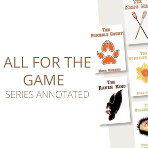 All for the Game SERIES ANNOTATED BOOKS | Booktok Merch | Nora Sakavic | The Foxhole Court | The Raven King | The Sunshine Court