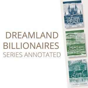 Dreamland Billionaires Series Annotated | Custom books | Lauren Asher | Romance smut | The Fine Print | Booktok | Rowan & Declan Kane