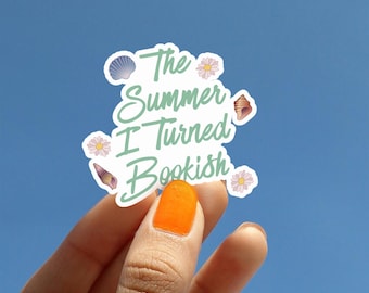 The Summer I Turned Pretty Bookish Sticker for Kindle | Cousins Beach Jeremiah & Conrad Fisher Belly Conklin | Bookstagram Booktok Stickers