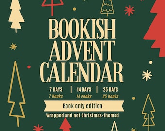 BOOK ONLY Advent Calendar | Christmas | Book Lover | Bookish gift | Book Blind Date | Bookworm gift | Booktok | Valentine&#39;s Day | Birthday