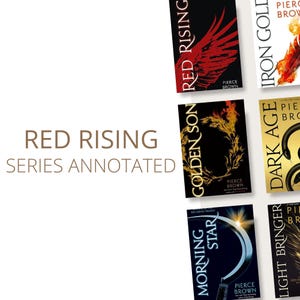 Red Rising Series Annotated | Custom | Personalized books | Bookish gift | Booktok | Scifi books | Pierce Brown | Golden Son | Darrow