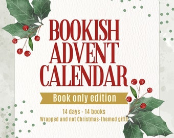 14 DAYS Book ONLY Advent Calendar | Christmas gift | Book Lover | Bookish gift | Book Blind Date | Booktok | Valentine&#39;s Day | Birthday