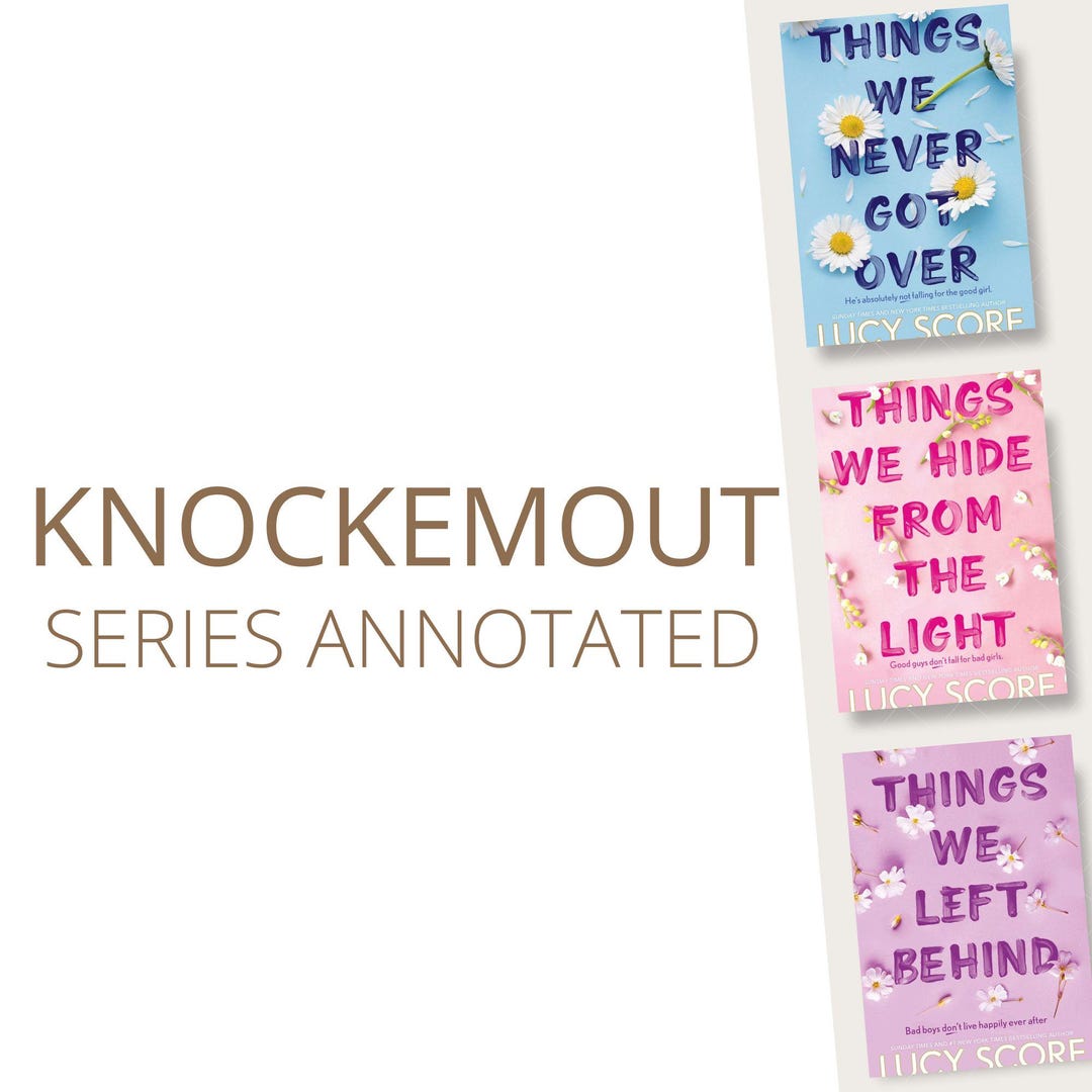 Knockemout Series Annotated | Customized Personalized Books | Lucy ...