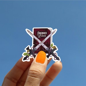 Enemies to Lovers Trope Bookish Sticker for Kindle | Romance Reader | Bookstagram | Booktok Stickers