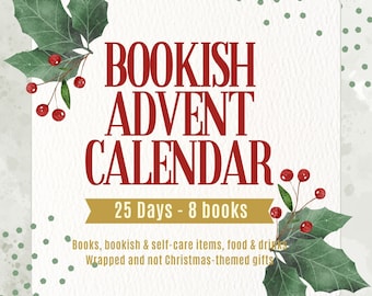 25 DAYS BOOKISH Advent Calendar | Christmas gift | Book Lover | Bookish gift | Book Blind Date | Booktok | Valentine&#39;s Day | Birthday