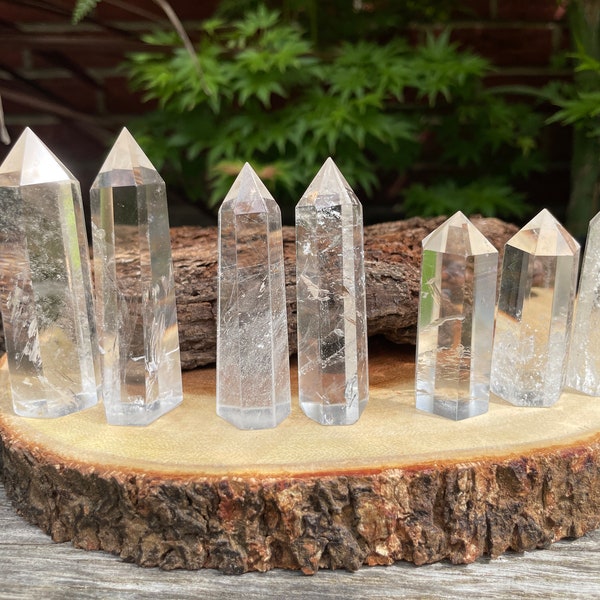 Clear Quartz Point Tower | Obelisk | Crystal Wand | Healing Stone | Protection | Energy | Positive Thinking | Dreams | A+ Grade