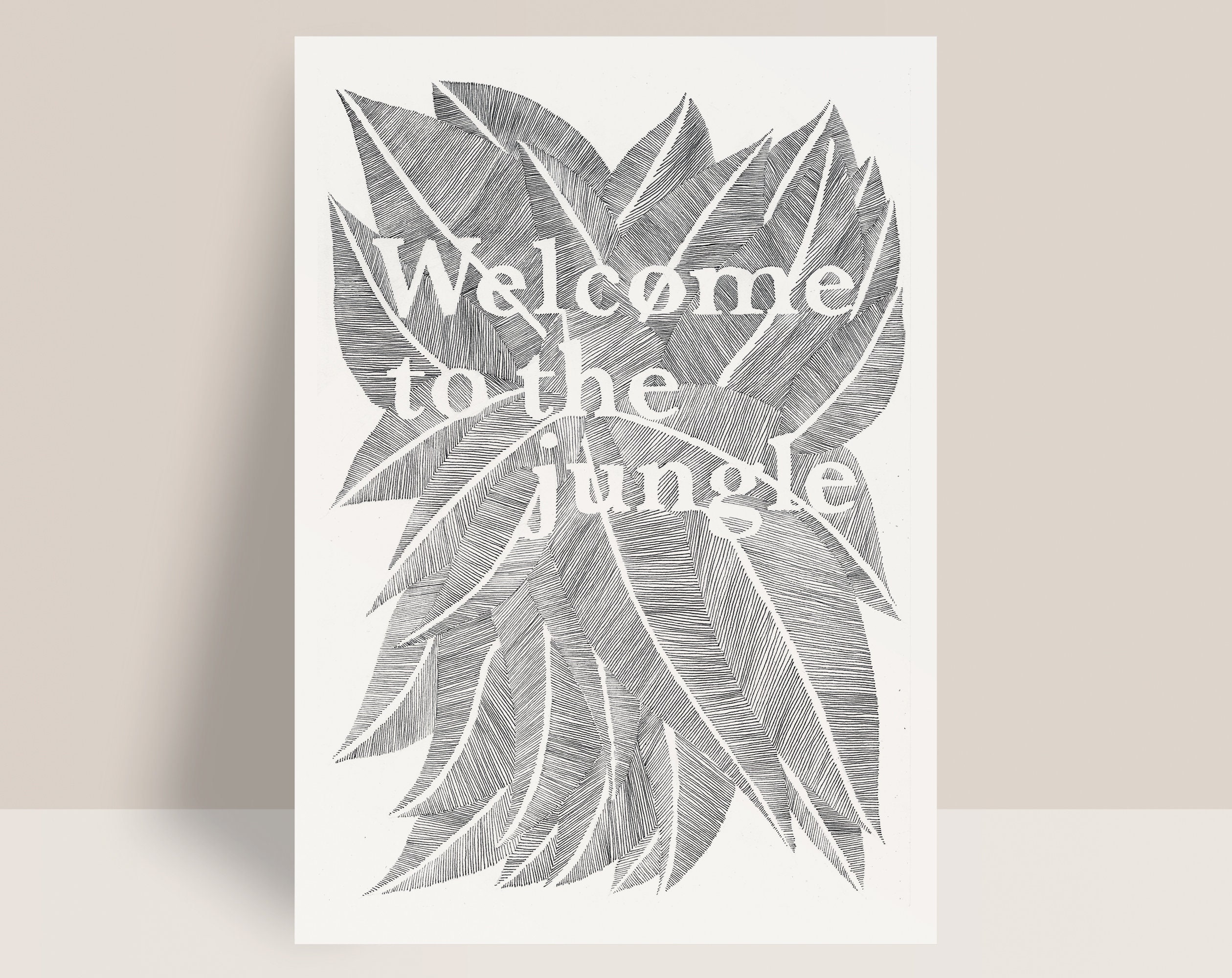 Affiche Welcome To The Jungle