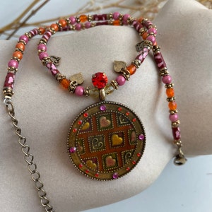 Design danois Pilgrim Strand Chain Nceklace Pendentif médaillon coeur