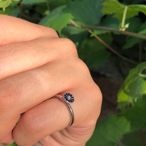 Soren P. Jensen Danish design Stackable silver ring in size 53
