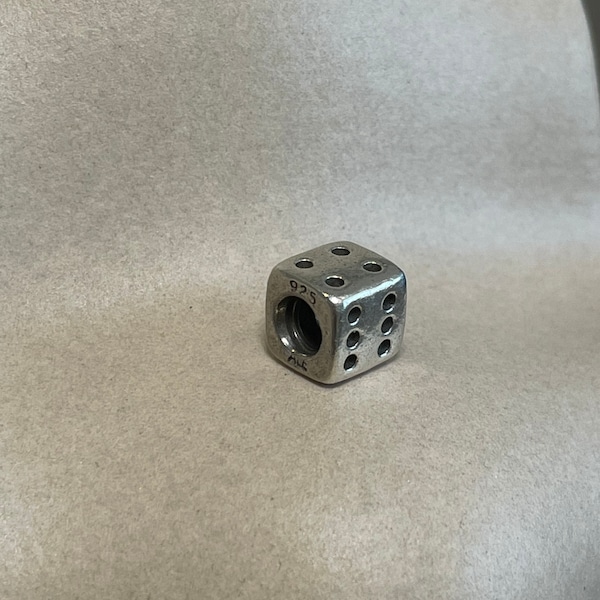 Authentic Pandora Silver Bead Lucky Dice