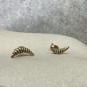 Gold Plated Silver 925 Stud Earrings