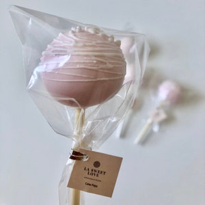 Pink Cake Pops - Dozen (12 Cake Pops)