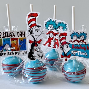 Dr. Seuss Cake Pops: One Dozen