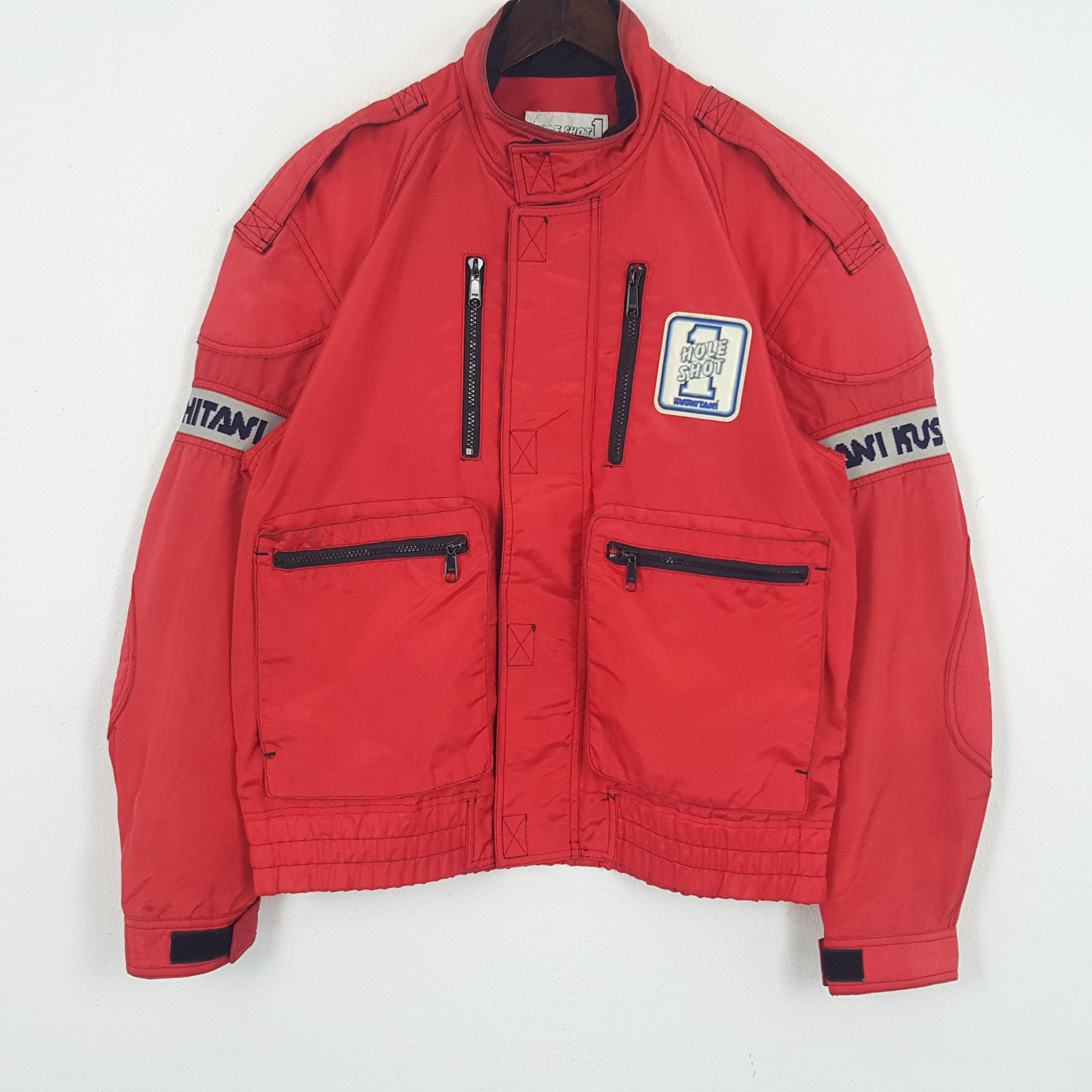 ジャケット・アウター vtg KUSHITANI real leather bomber jacket QUNPIU Mens Faux Leather Jacket Vintage Racing Motorcycle