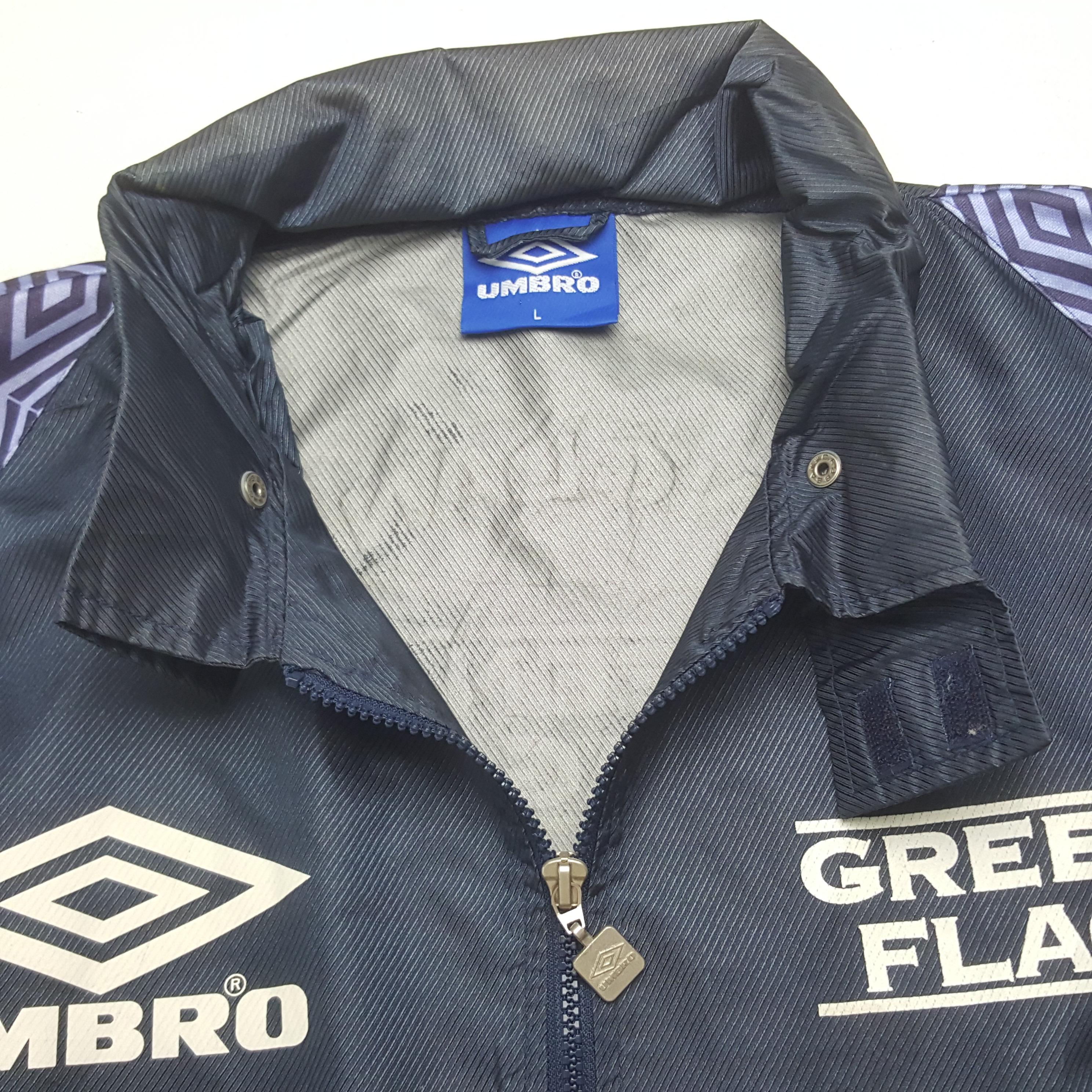 Vintage Umbro England FC Green Flag Windbreaker Jacket - Etsy
