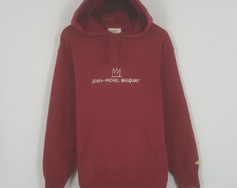 Sudadera con capucha de Michel Basquiat con vaqueros vintage