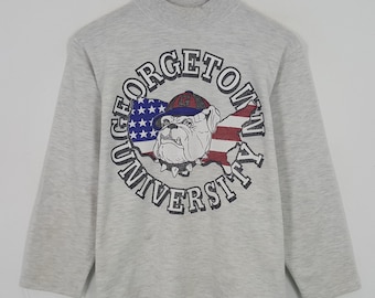 ジョージタウン大学アメリカンスポーツスウェットシャツ - Etsy 日本