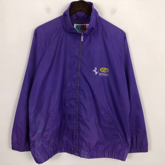 Ferrari MAGNETI MARELLI ウィンドブレーカー Vintage Ferrari X Magnet Marell Windbreaker Jacket - Etsy
