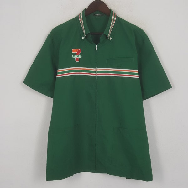 Vintage  7 Eleven Uniform Worker Jacket