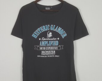 トップス HYSTERIC GLAMOUR 21SS Listen To HG Tee-L Hysteric Glamour T-Shirt – LookHUMAN