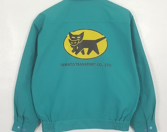 Vintage Yamato Transport Japan Work Uniform Jacket Green Jacket - Etsy