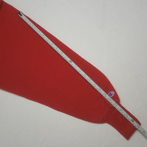 Vintage Champion Small Patchwork Logo Sweatshirt - image 7