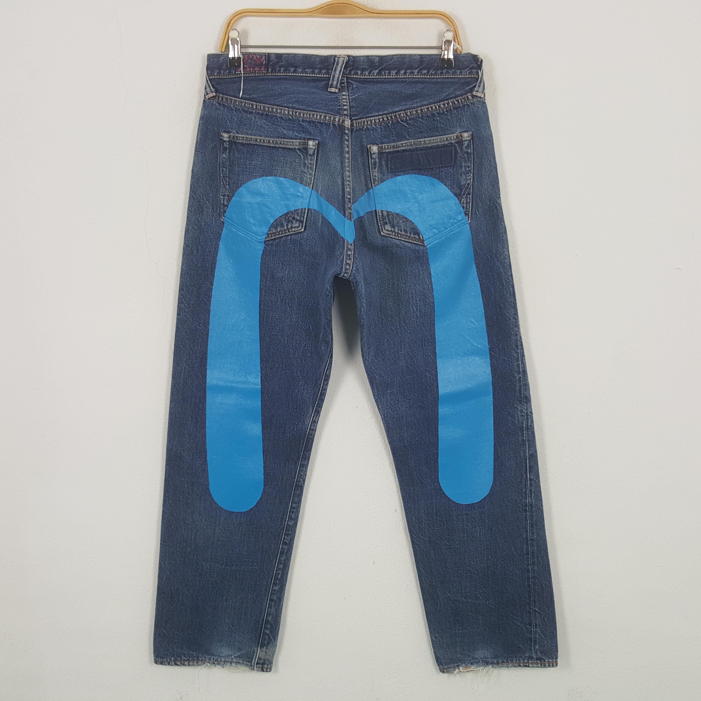 Vintage Evisu Selvedge Japan Custom Art Daicock Denim Jeans - Etsy