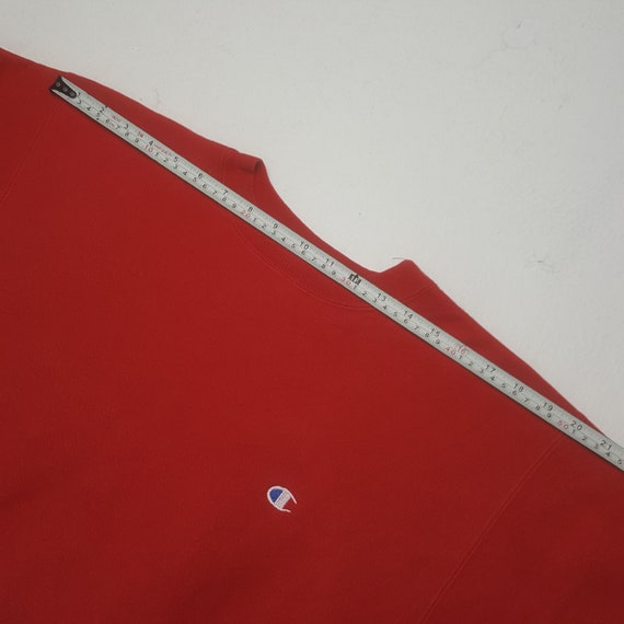 Vintage Champion Small Patchwork Logo Sweatshirt - image 6