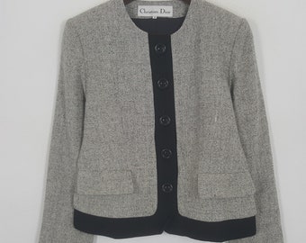 Chaqueta de tweed vintage de Christian Dior