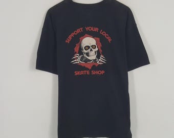 1990 Ray Barbee Powell Peralta Skateboards Shirt T-shirt Size S