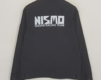 Giacca uniforme vintage Nismo Nissan Racing Team personalizzata da corsa