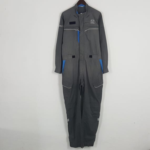 Vintage Mazda Racing Worker Coverall Jumpsuit Jacket - Etsy