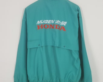 Vintage Leyton House x Mugen Honda Custom Art Windbreaker Jacket