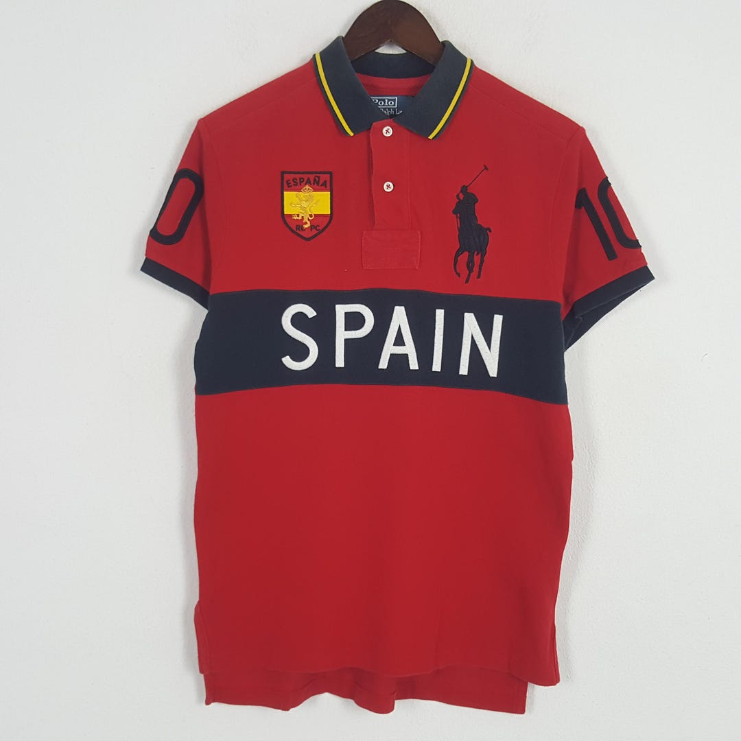 POLORalph Lauren　SPAINのポロシャツです。ビンテージ感あり！ Vintage Polo Ralph Lauren Spain 10 Polos Shirt - Etsy