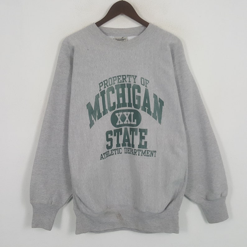 Vintage Michigan XXL State Sweatshirt - Etsy UK