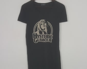 HYSTERIC GLAMOUR ブラックTシャツ HYSTERIC GLAMOUR]MUSIC STORES Tシャツ/BLACK(02251CT35) – R&Co.